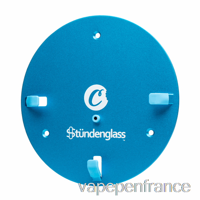 Stundenglass Support Mural Biscuits Stylo Vape Bleu